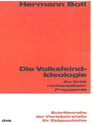 cover image of Die Volksfeind-Ideologie